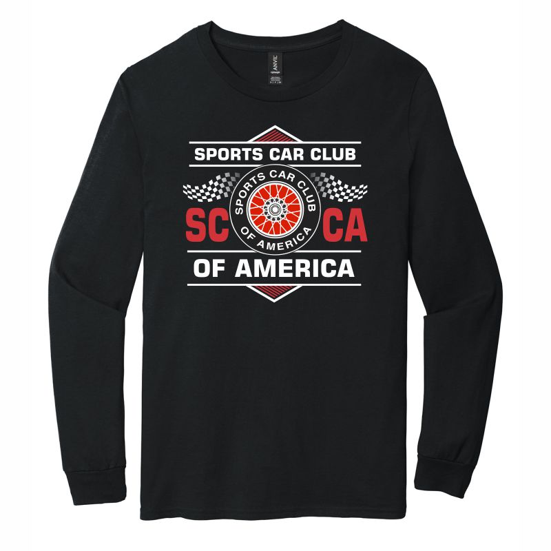 SCCA Flags Hexagon Long Sleeve Tee
