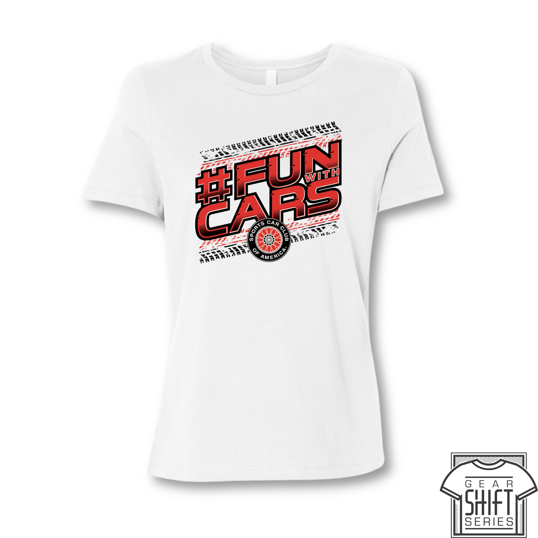 Gear Shift Series - #FunWithCars Ladies Short Sleeve Tee