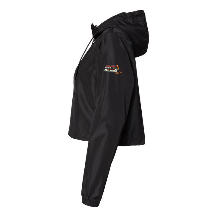 Solo Nationals 2025 LADIES 1/4 Zip Crop Windbreaker