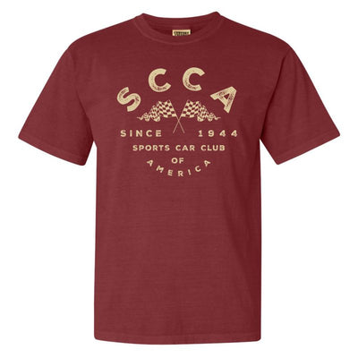 SCCA Vintage Checkered Flag Tee