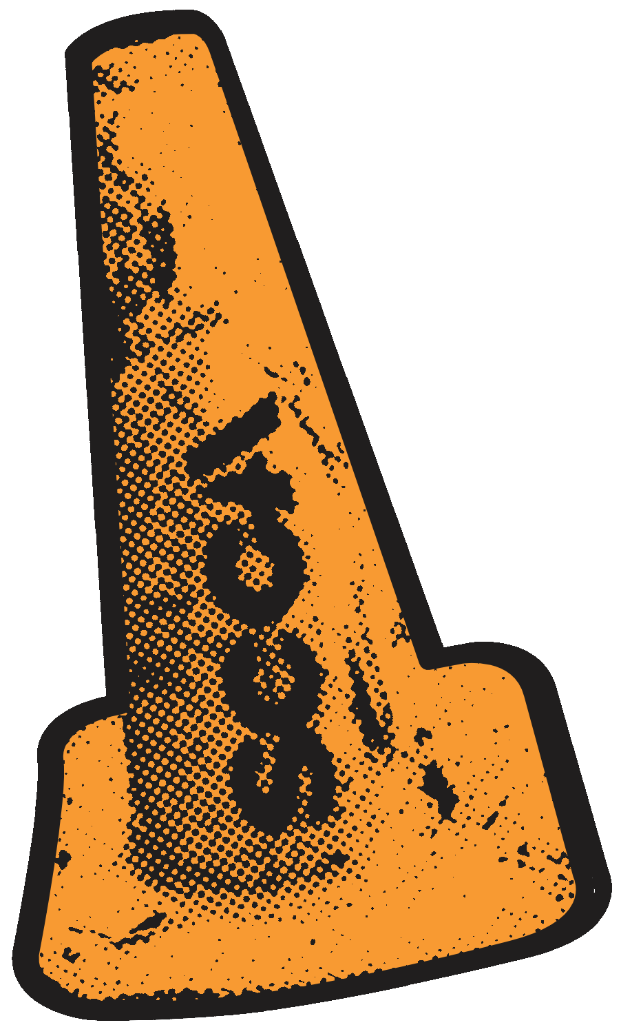 SOLO Cone Sticker