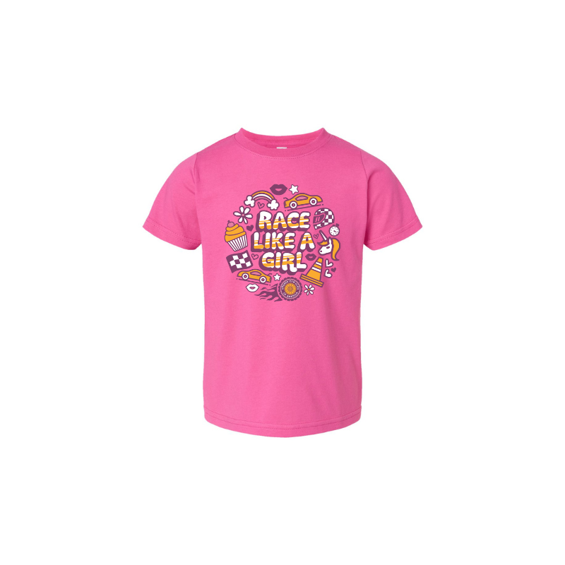 Race Like a Girl TODDLER Tee