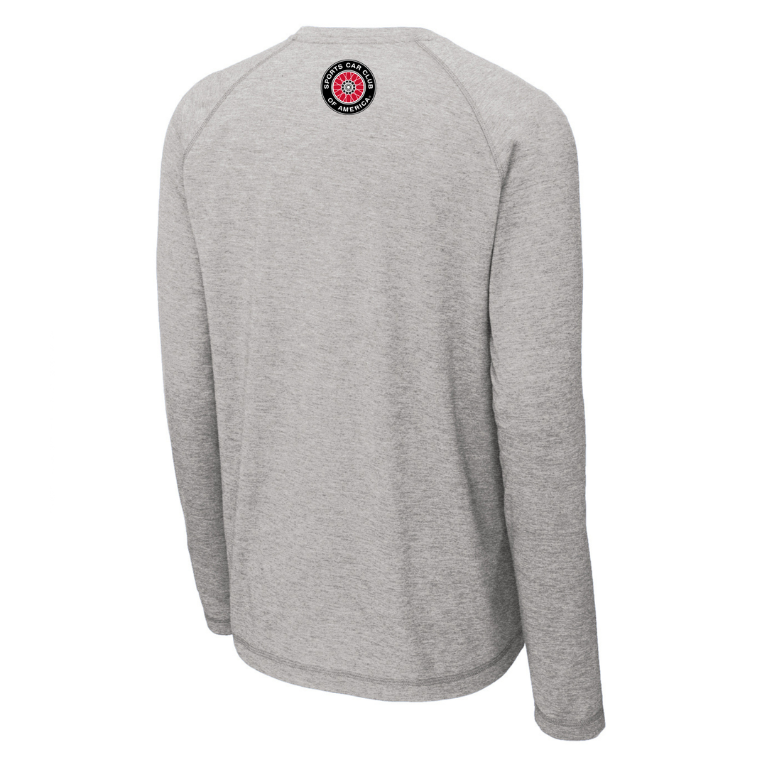 ROAD RACING Long Sleeve Wicking Tri-Blend Raglan Tee