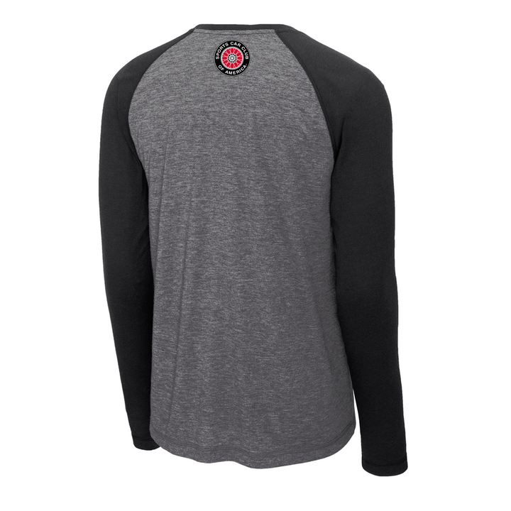 ROAD RACING Long Sleeve Wicking Tri-Blend Raglan Tee
