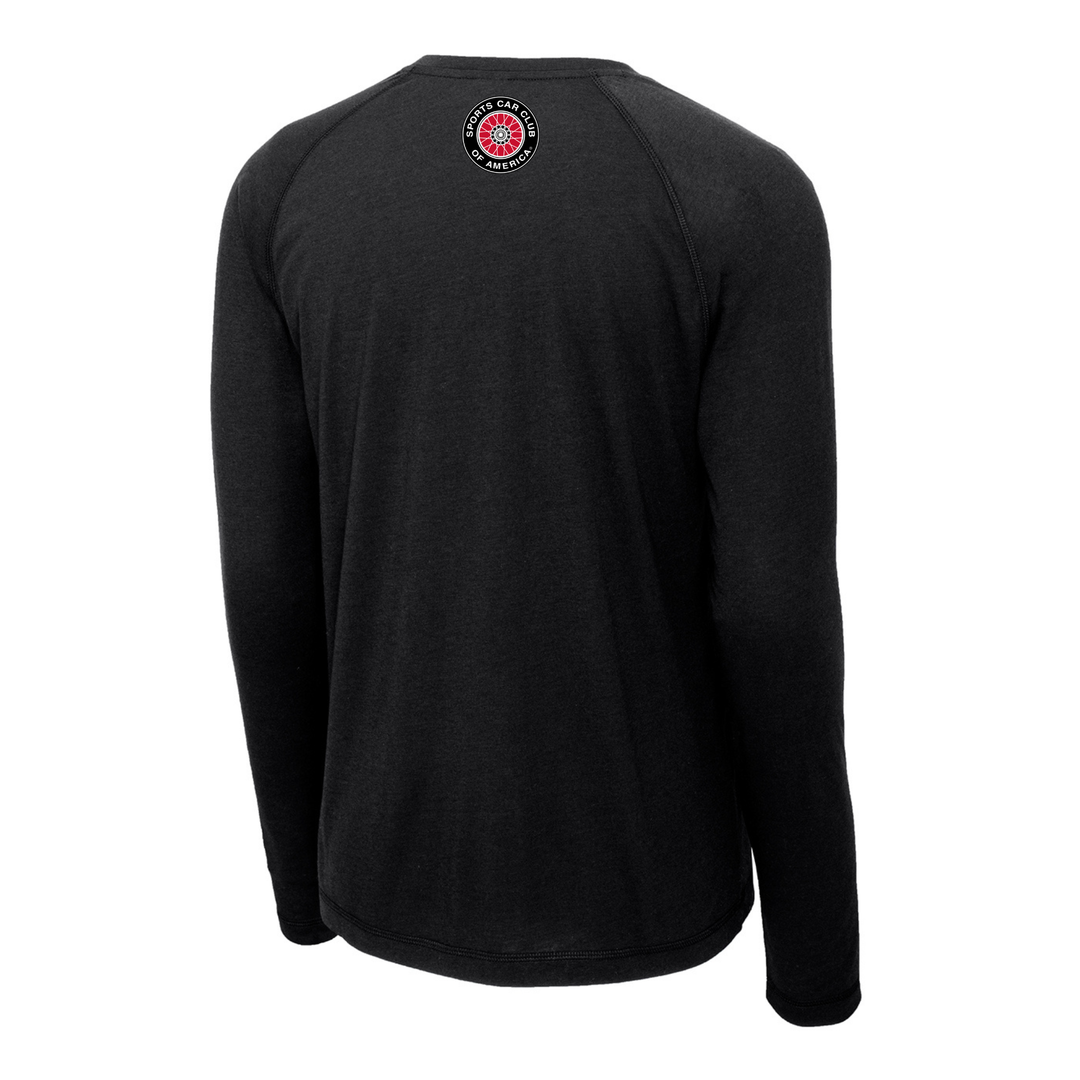 ROAD RACING Long Sleeve Wicking Tri-Blend Raglan Tee