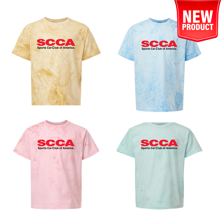 SCCA Youth Colorblast Short Sleeve Tee