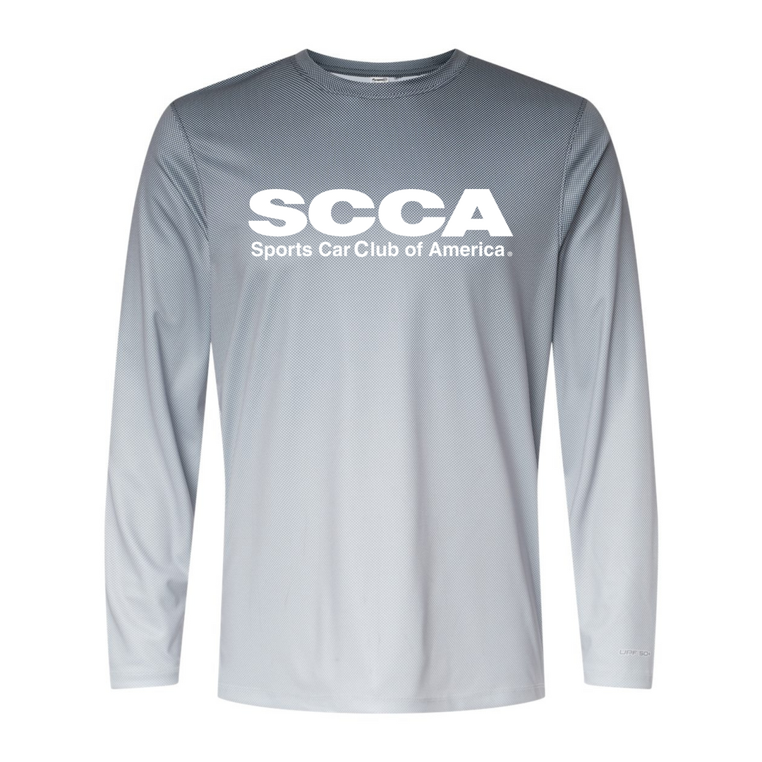 SCCA UPF 50+ Performance Pin Dot Long Sleeve Tee