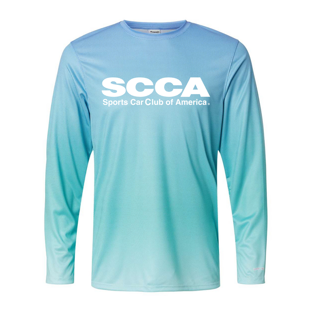 SCCA UPF 50+ Performance Pin Dot Long Sleeve Tee