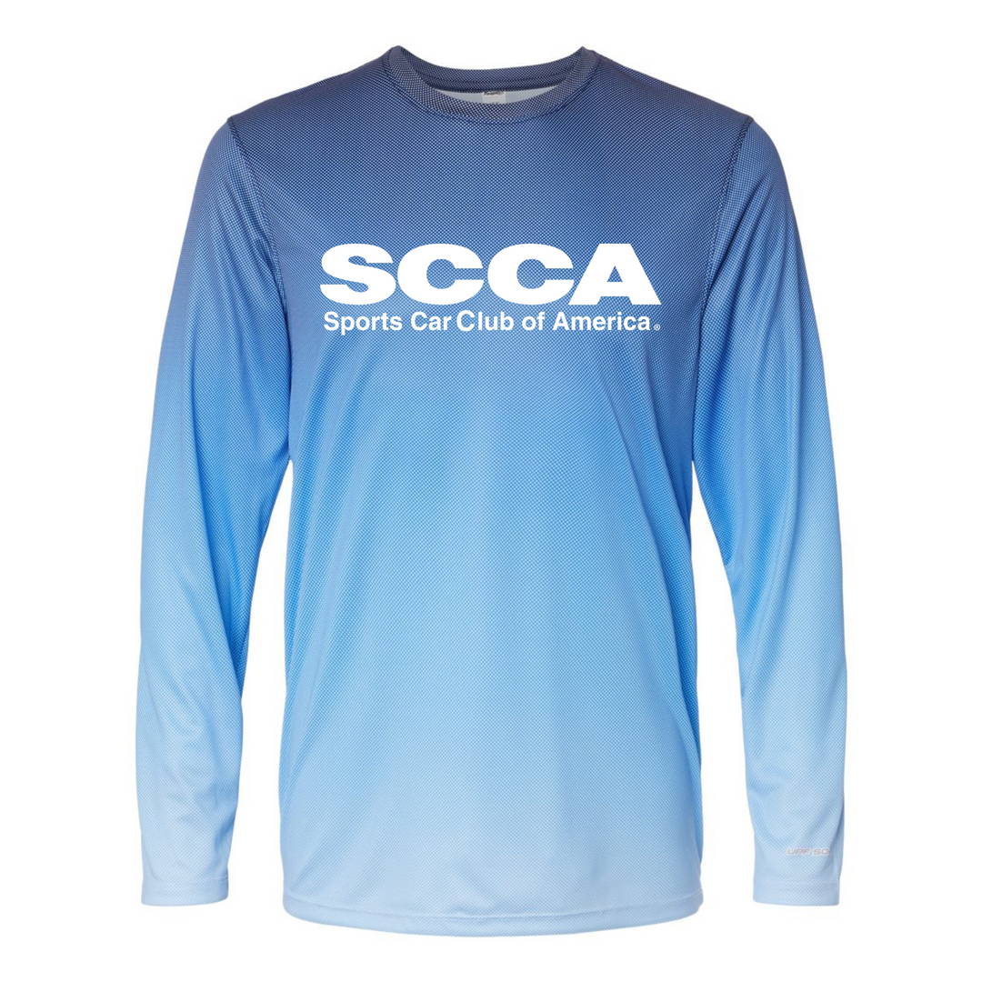 SCCA UPF 50+ Performance Pin Dot Long Sleeve Tee