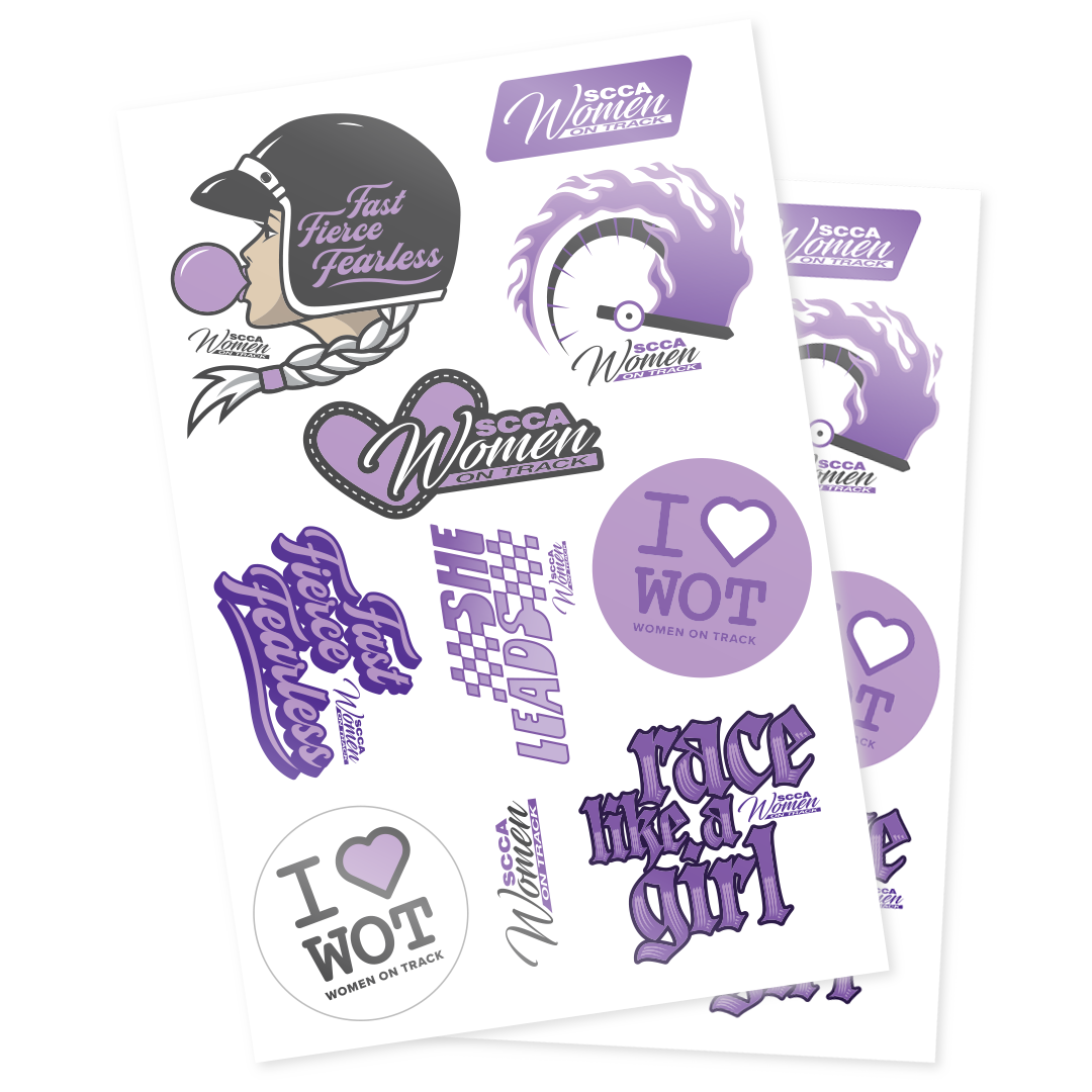 Sticker Sheet - Women on Track Collection