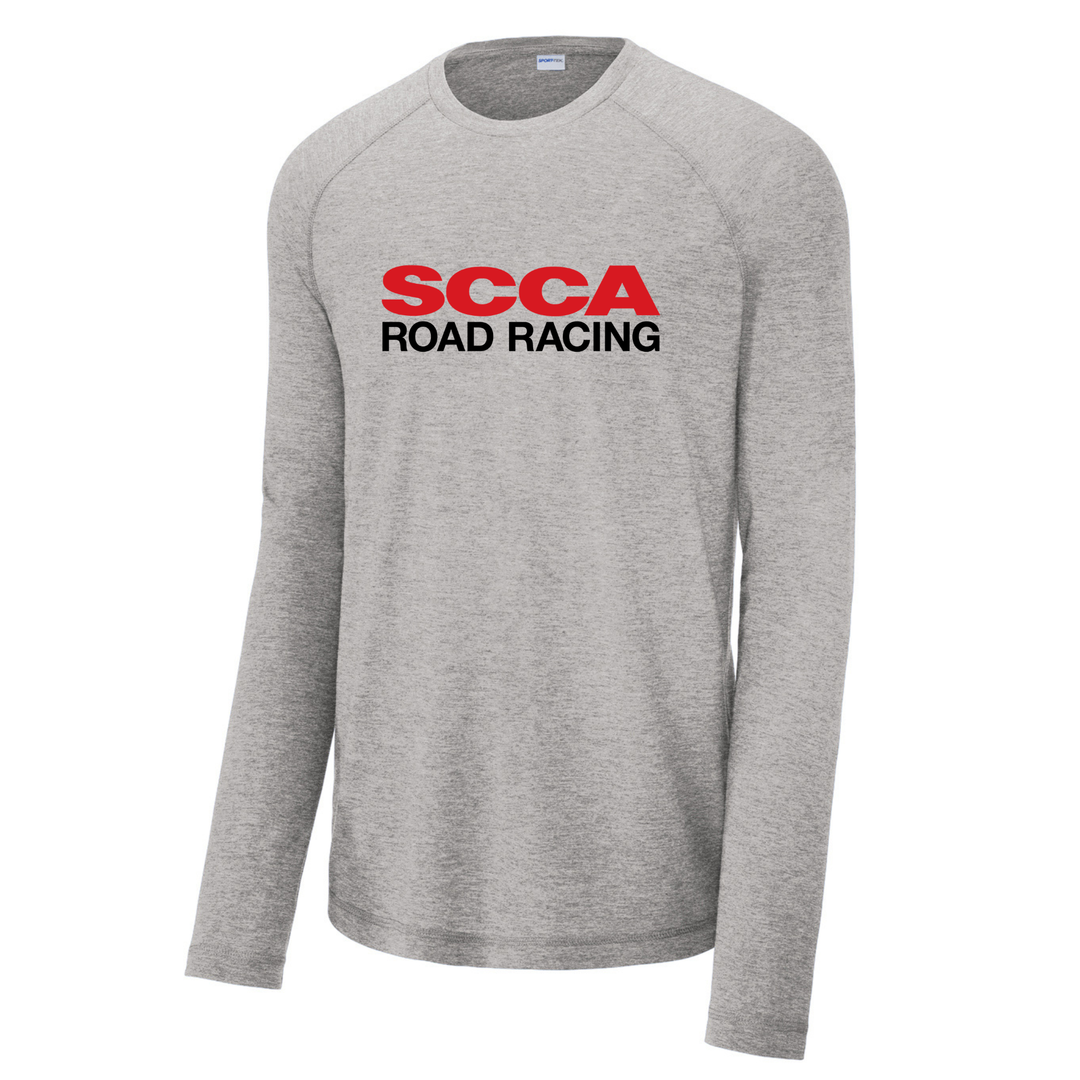 ROAD RACING Long Sleeve Wicking Tri-Blend Raglan Tee