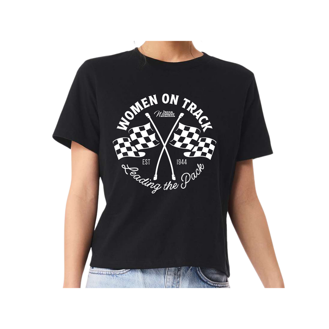 Women on Track - Leading the Pack Mid-Length Short Sleeve Tee