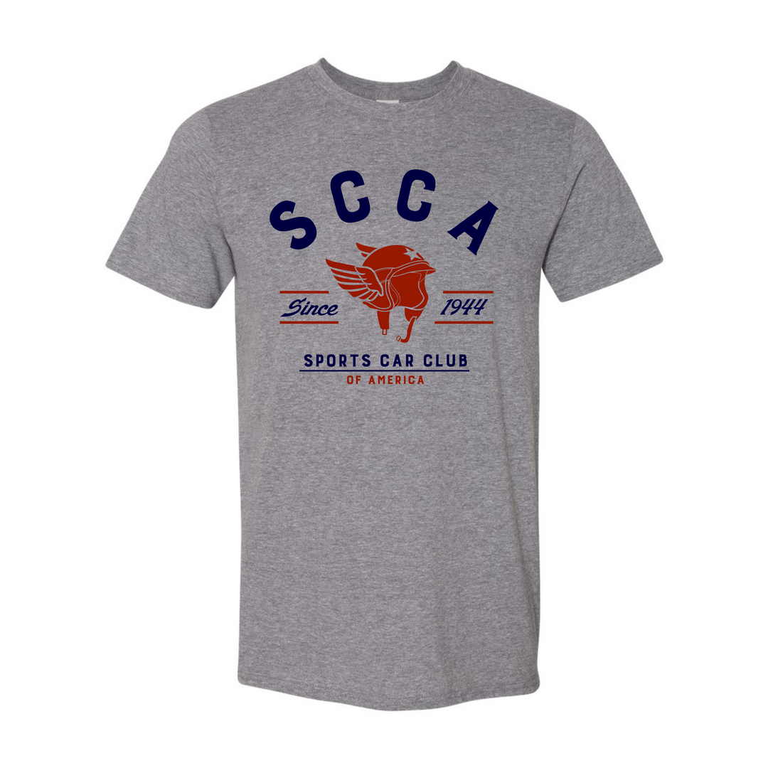 SCCA Vintage Helmet Short Sleeve Tee