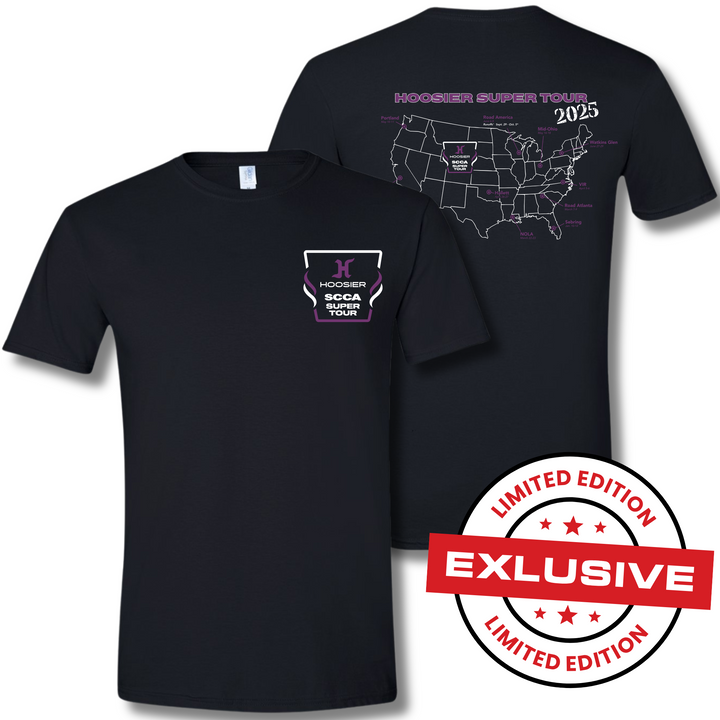 SCCA Hoosier Super Tour 2025 Short Sleeve Tee