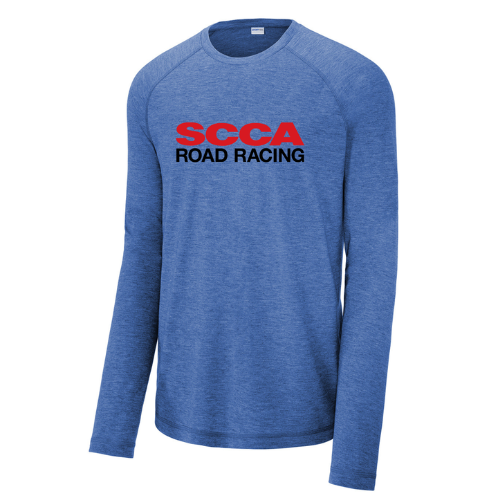 ROAD RACING Long Sleeve Wicking Tri-Blend Raglan Tee