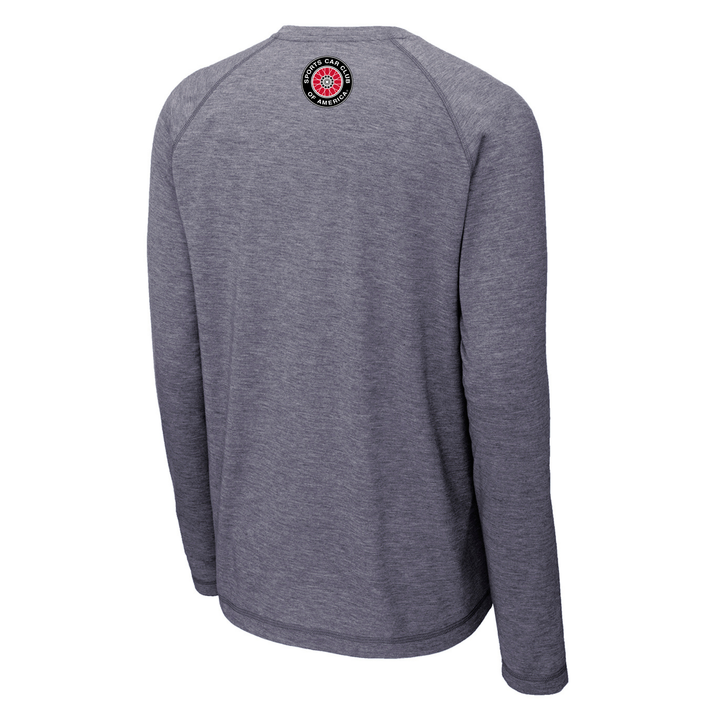 ROAD RACING Long Sleeve Wicking Tri-Blend Raglan Tee