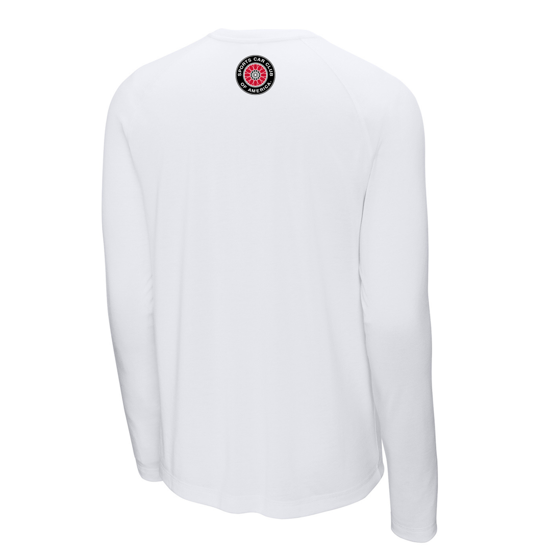 ROAD RACING Long Sleeve Wicking Tri-Blend Raglan Tee