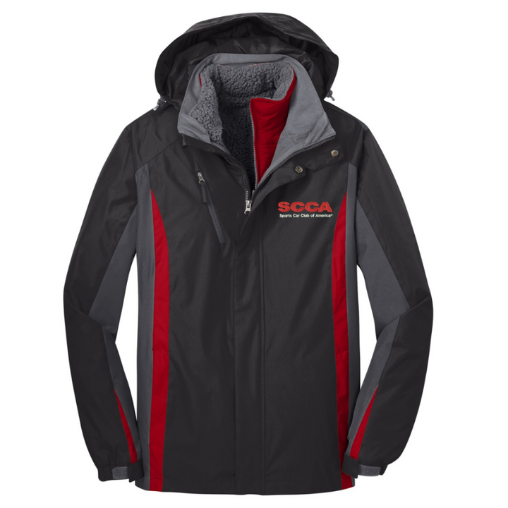 SCCA TEXT Colorblock 3-in-1 Jacket