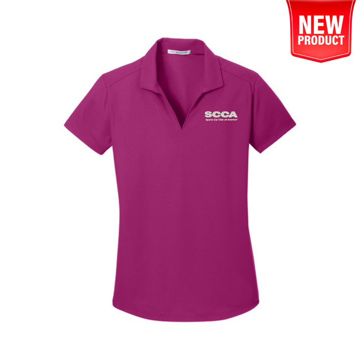 SCCA LADIES Dry Zone Grid Polo