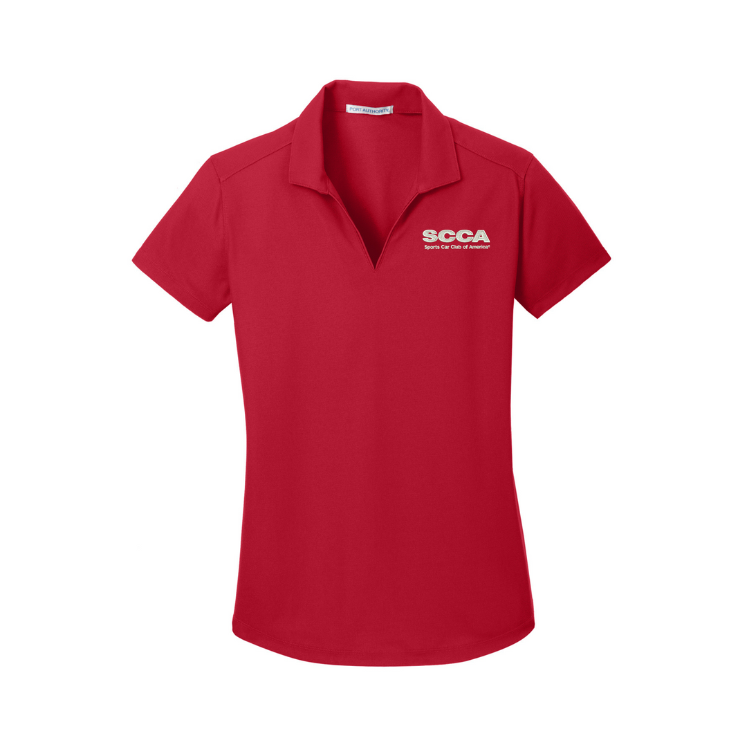 SCCA LADIES Dry Zone Grid Polo