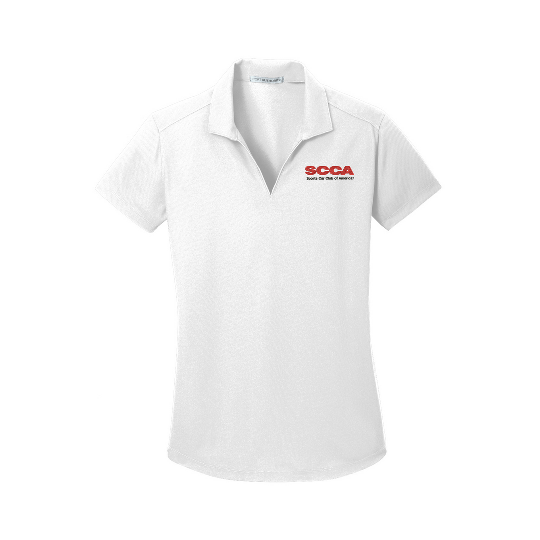 SCCA LADIES Dry Zone Grid Polo