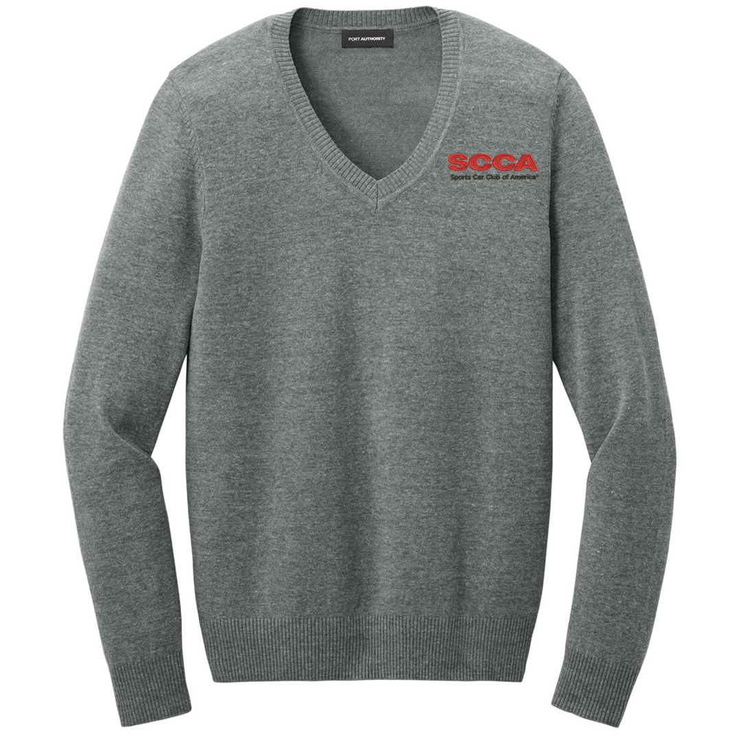 SCCA LADIES Easy Care V-Neck Sweater