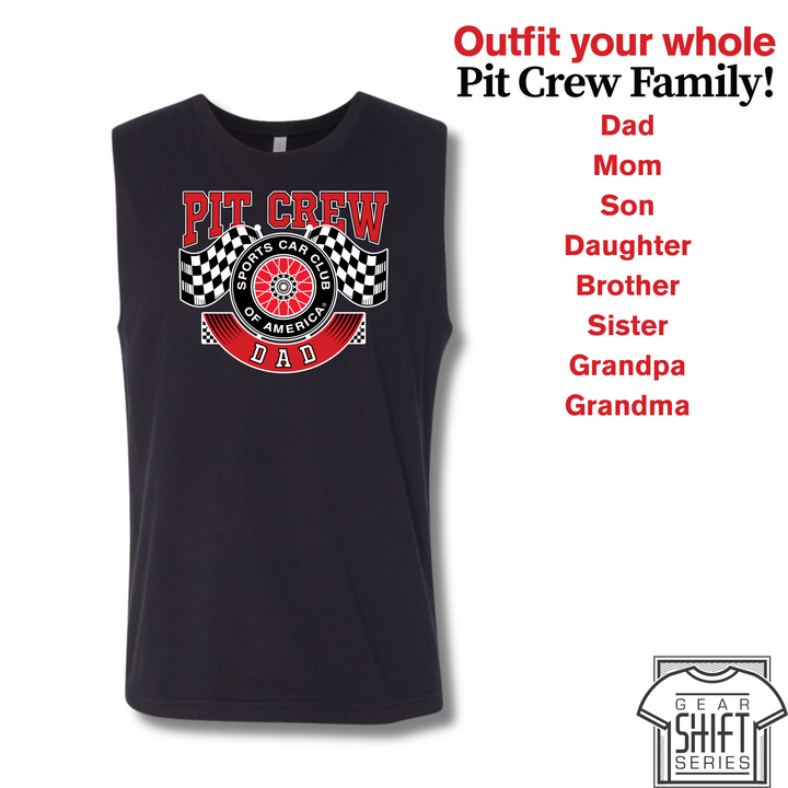 Gear Shift Series: Pit Crew - Adult Muscle Tank