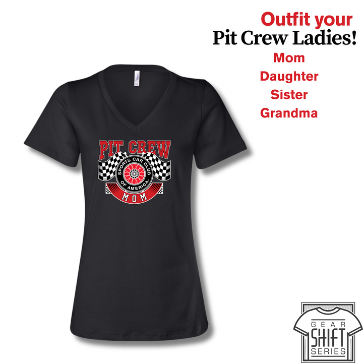 Gear Shift Series: Pit Crew - LADIES V-Neck Tee