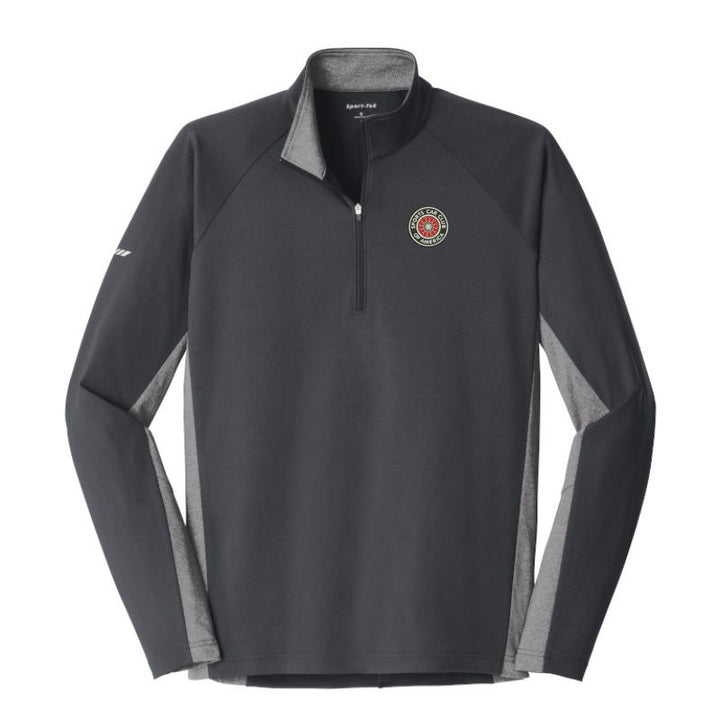 SCCA Stretch Contrast 1/2 Zip Pullover