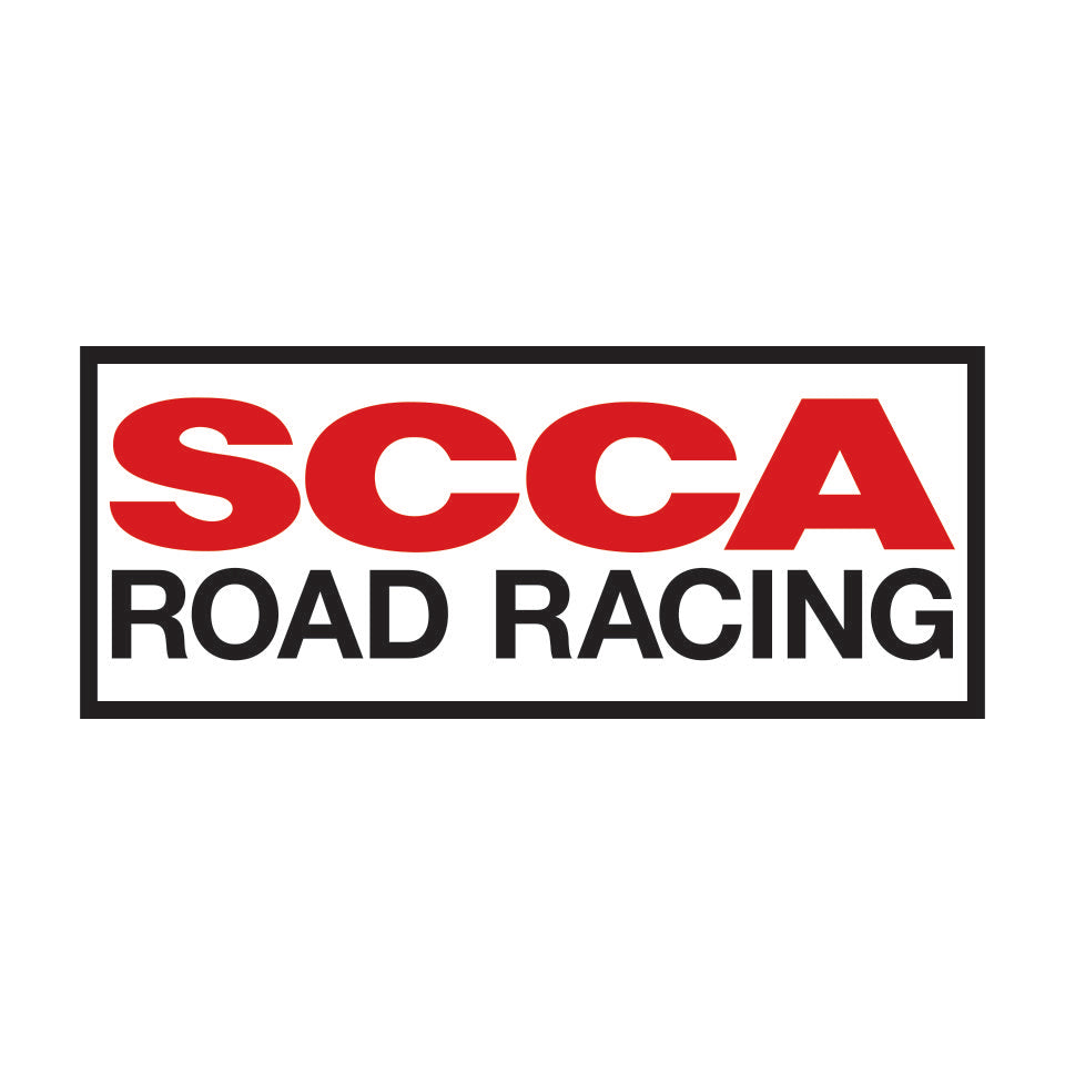 SCCA ROAD RACING Bumper Sticker/Decal, 8.5" x 3.5"