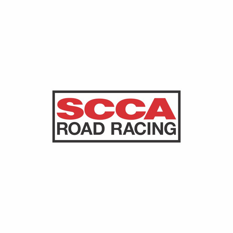 SCCA ROAD RACING Vinyl Decal, 4"