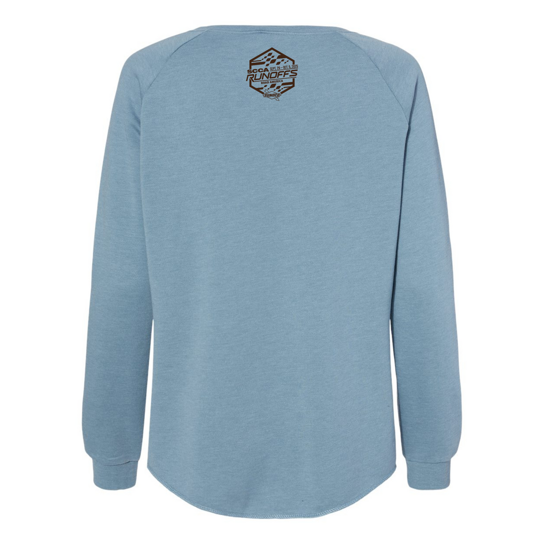 2025 Runoffs Road Trip LADIES Crewneck Sweatshirt
