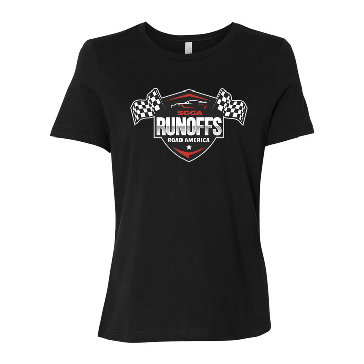 2025 Runoffs Shield LADIES Short Sleeve Tee