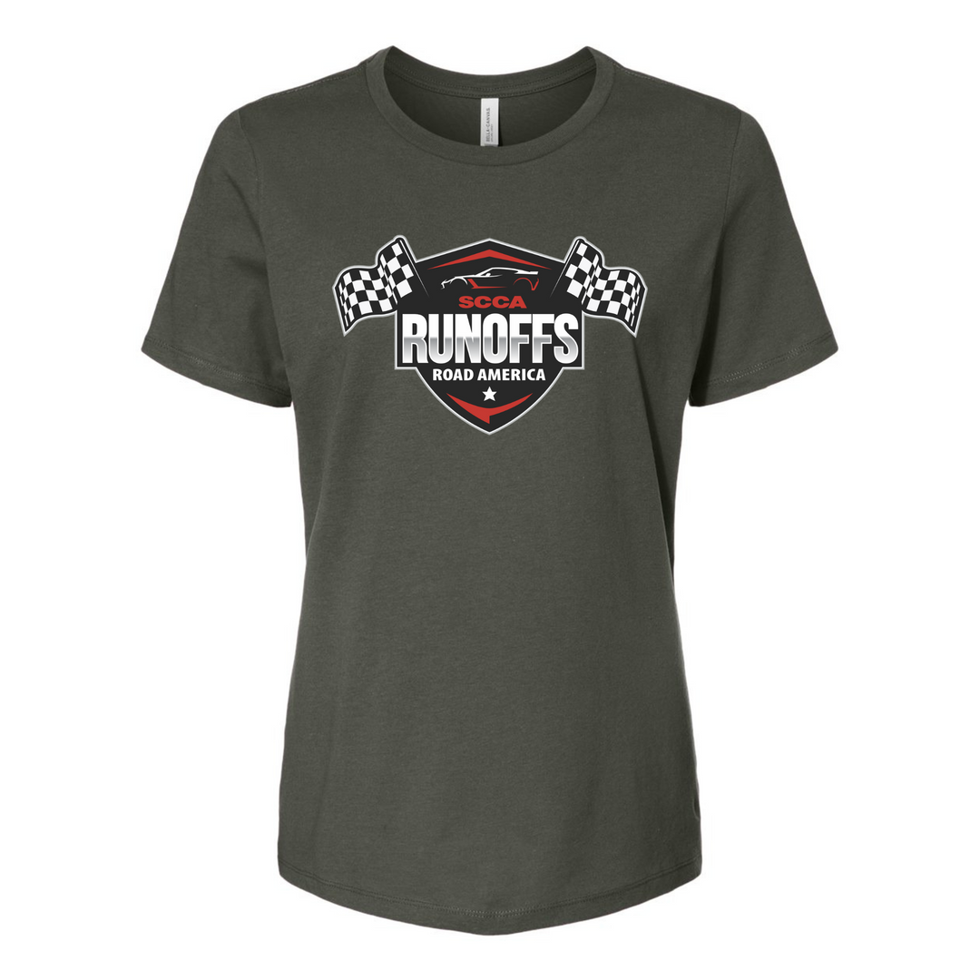 2025 Runoffs Shield LADIES Short Sleeve Tee