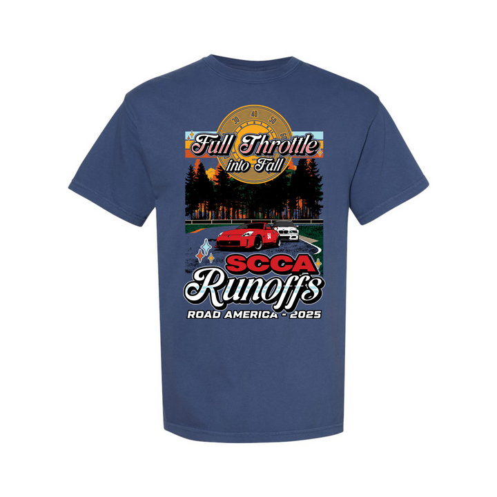 2025 Runoffs 'Full Throttle into Fall' Short Sleeve Tee