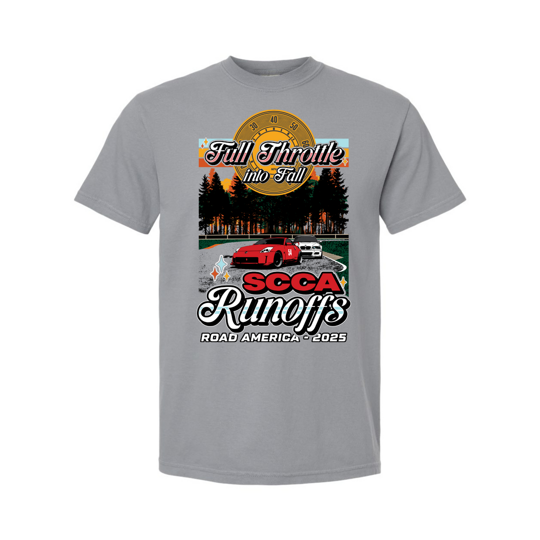 2025 Runoffs 'Full Throttle into Fall' Short Sleeve Tee