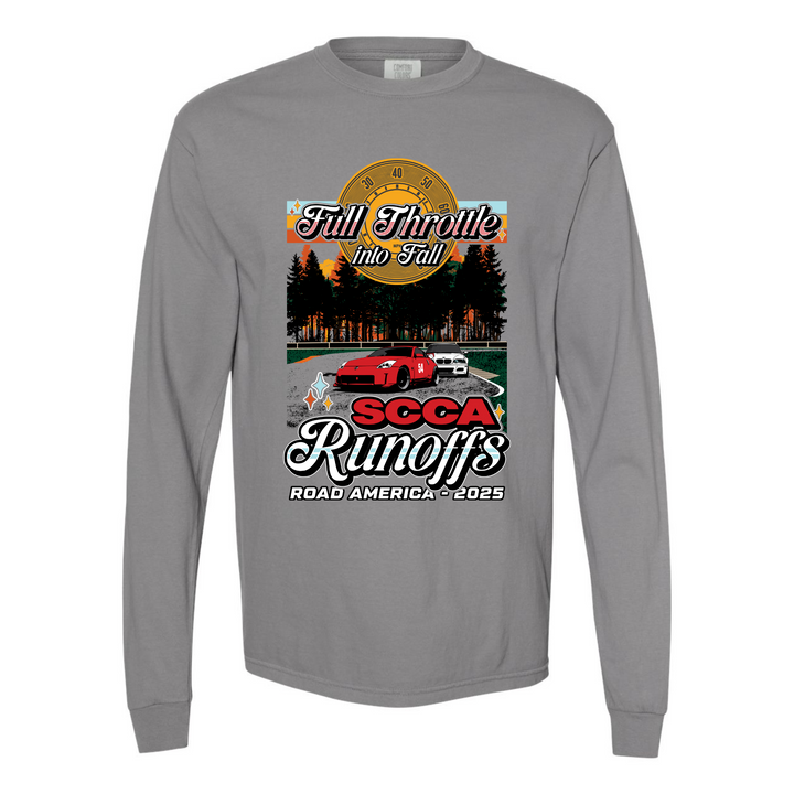 2025 Runoffs 'Full Throttle into Fall' Long Sleeve Tee