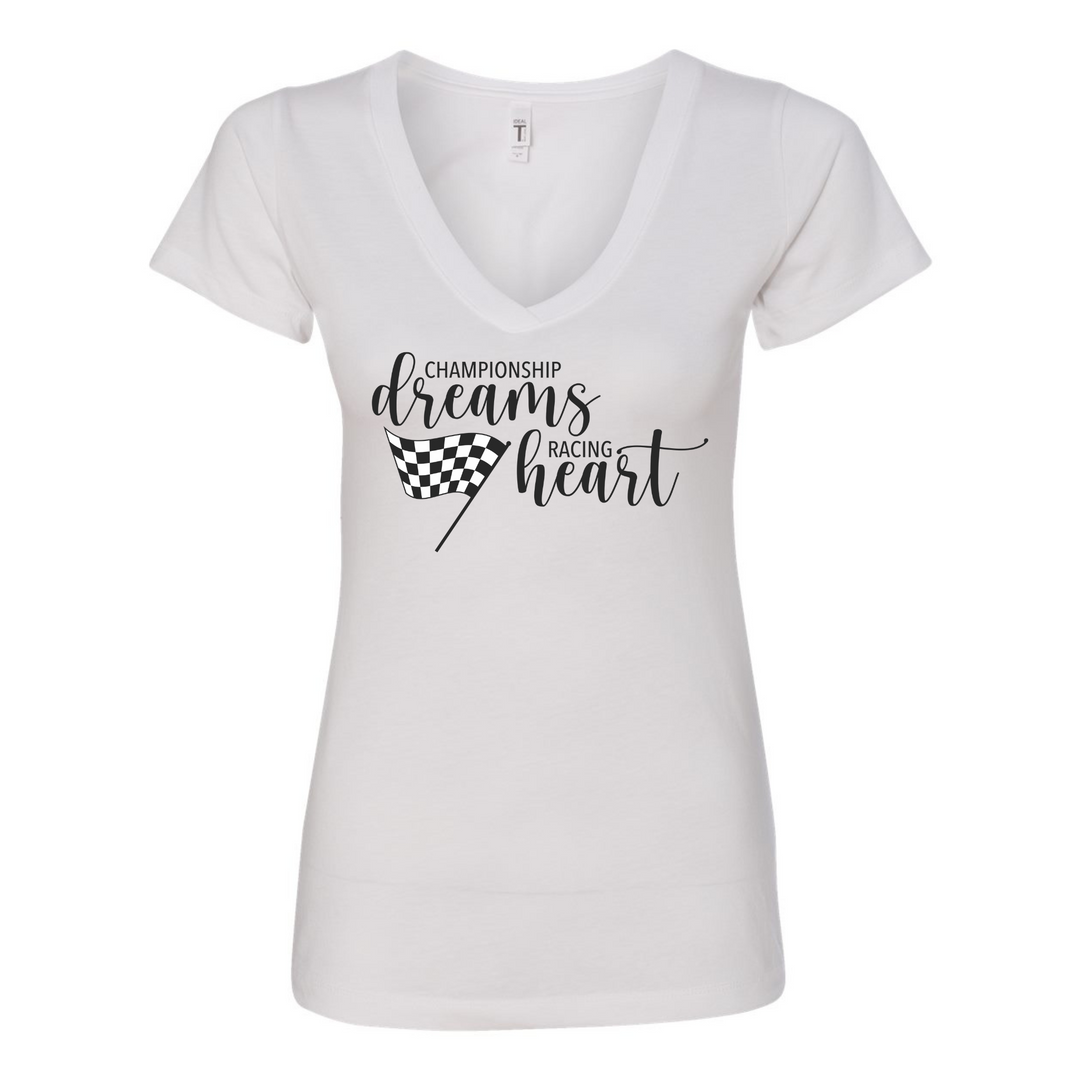 2025 Runoffs LADIES 'Championship Dreams' V-Neck Tee