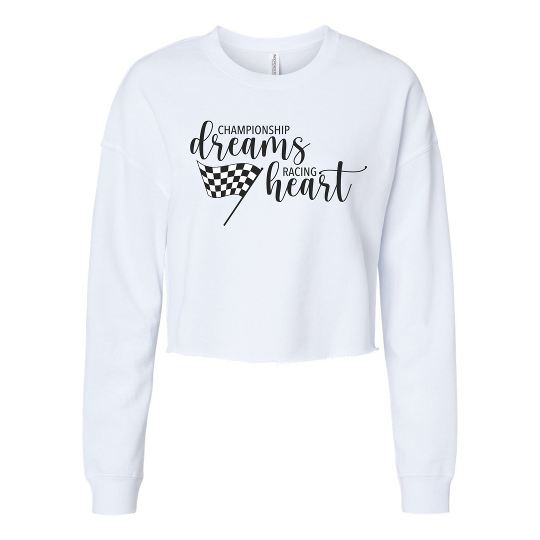 2025 Runoffs LADIES 'Championship Dreams' Crop Crewneck Sweatshirt
