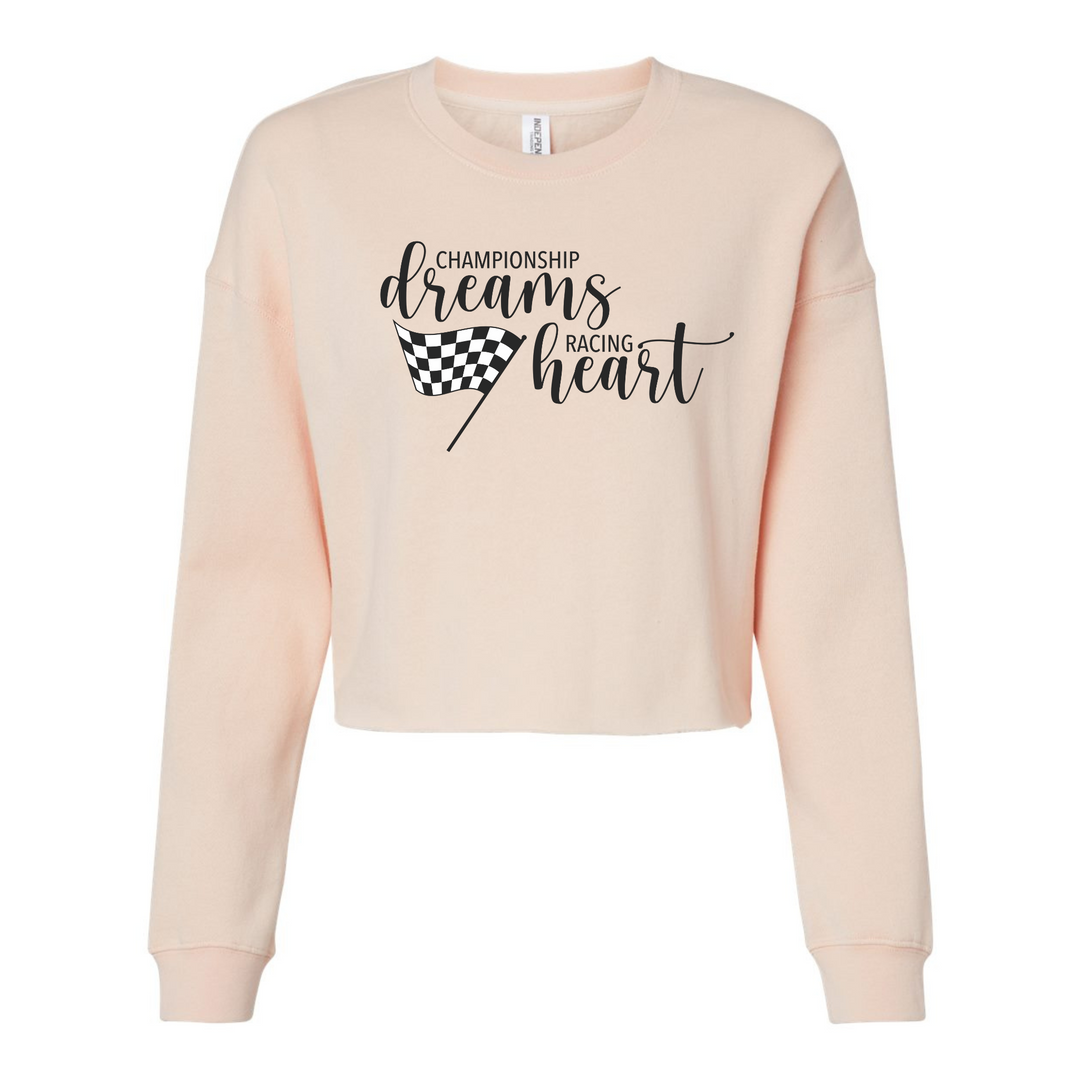2025 Runoffs LADIES 'Championship Dreams' Crop Crewneck Sweatshirt