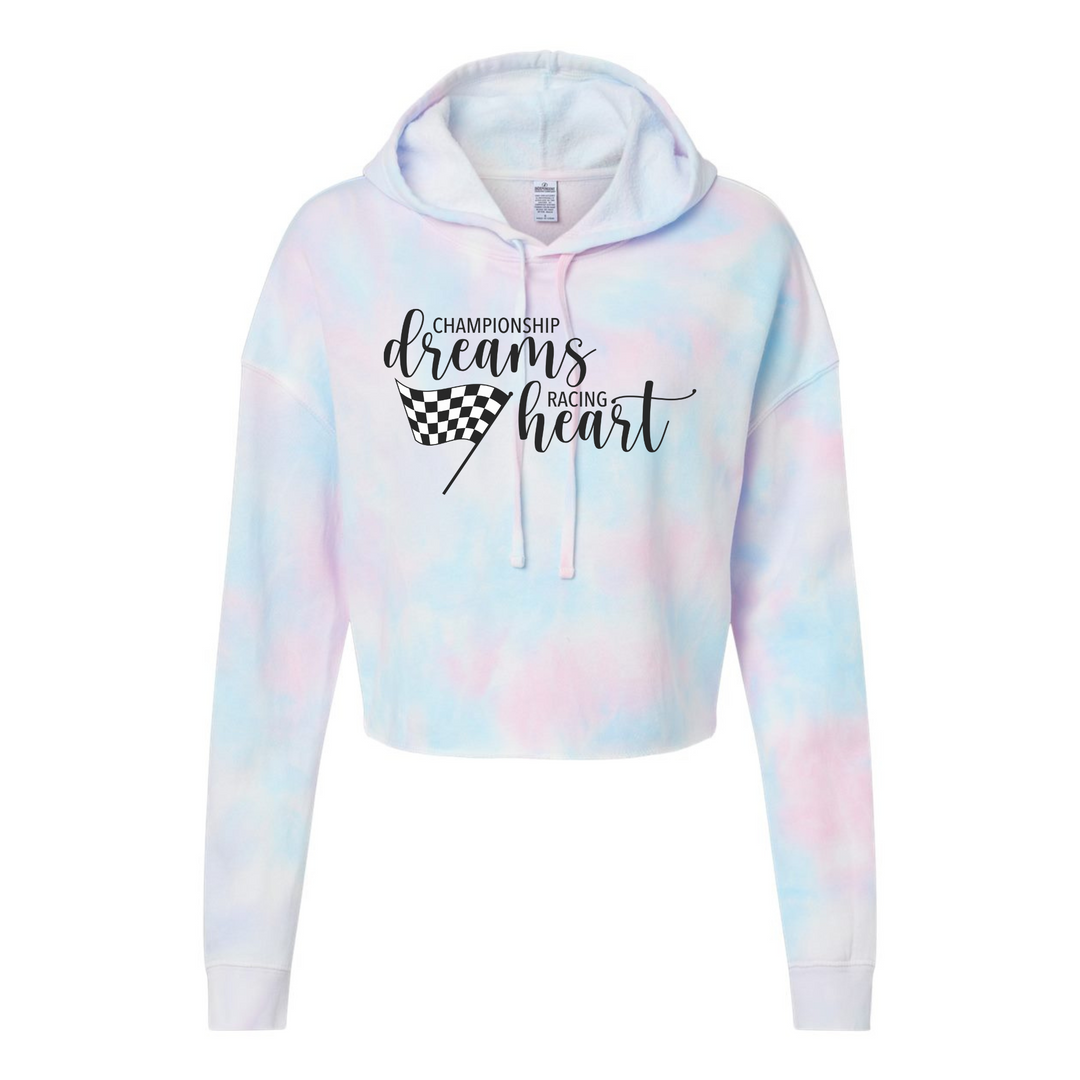 2025 Runoffs LADIES 'Championship Dreams' Crop Hooded Sweatshirt