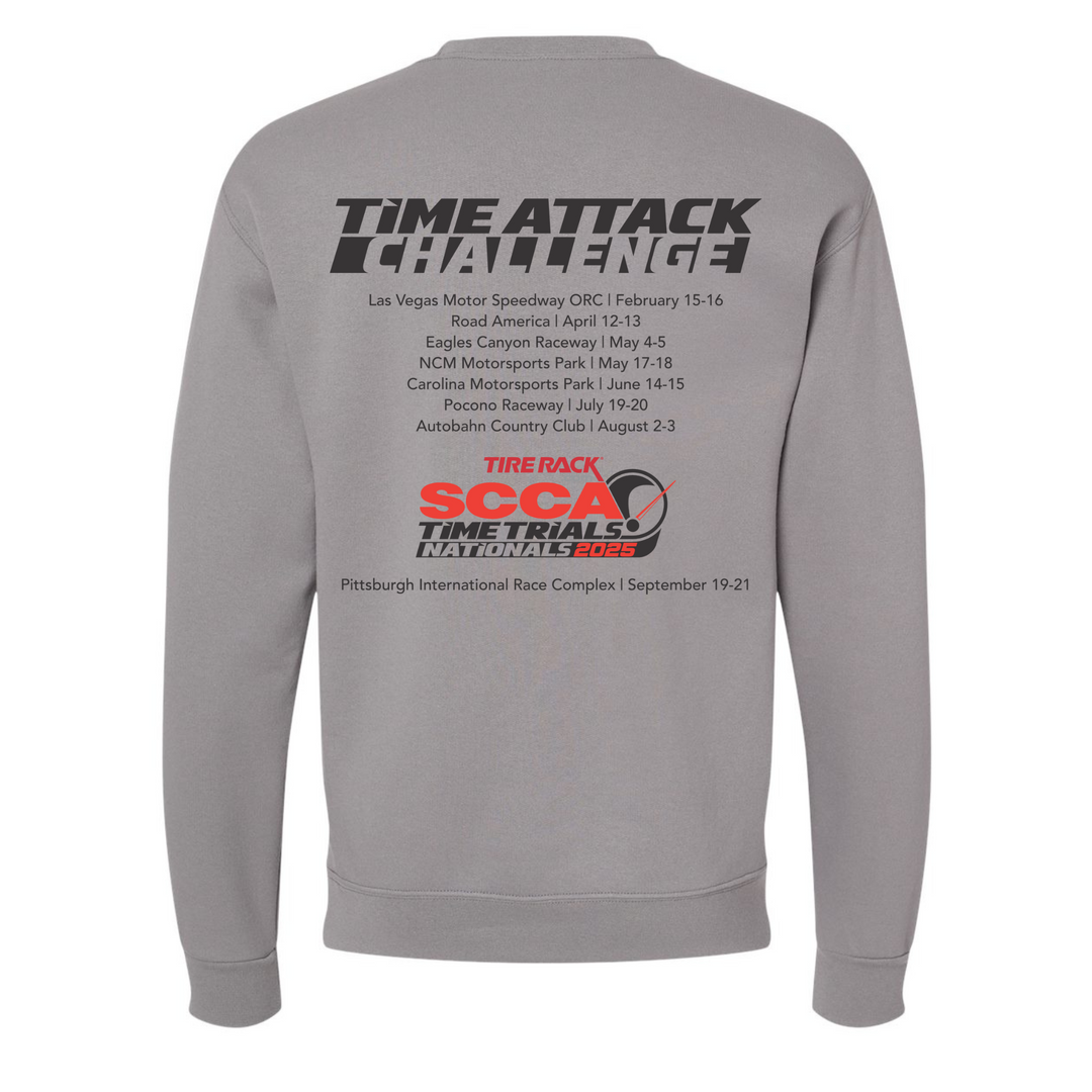 2025 Time Trials Nationals Time Attack Challenge Crewneck Sweatshirt