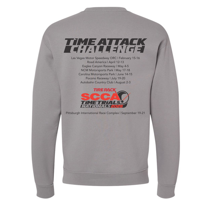 2025 Time Trials Nationals Time Attack Challenge Crewneck Sweatshirt