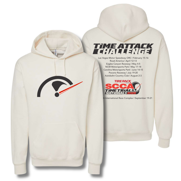 2025 Time Trials Nationals Time Attack Challenge Hooded Sweatshirt