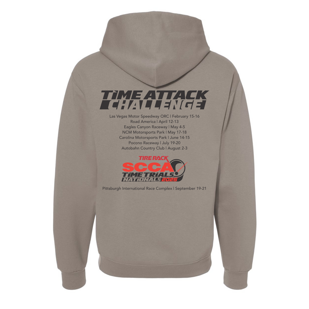 2025 Time Trials Nationals Time Attack Challenge Hooded Sweatshirt