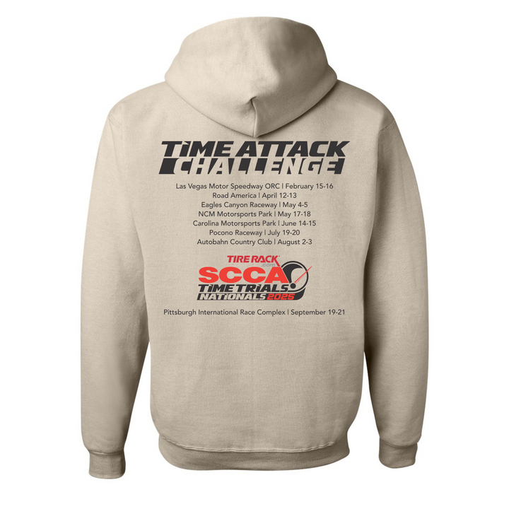 2025 Time Trials Nationals Time Attack Challenge Hooded Sweatshirt