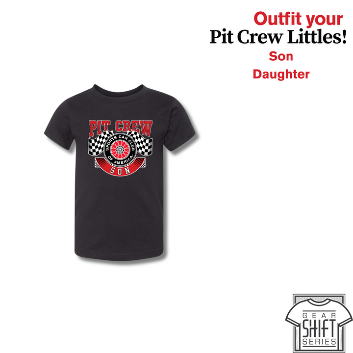 Gear Shift Series: Pit Crew - TODDLER Short Sleeve Tee