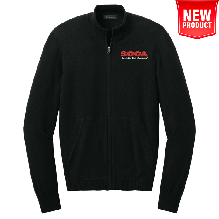 SCCA Easy Care Full-Zip Sweater