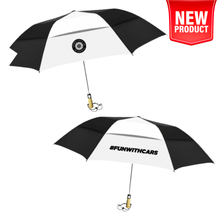 SCCA Vented Auto Folding Umbrella, 58"