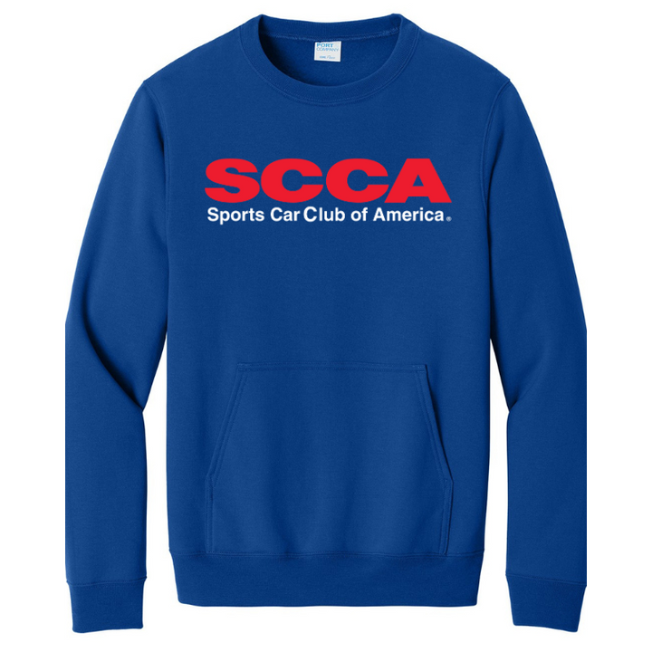 SCCA Fleece Crewneck Pocket Sweatshirt